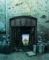 Jacek Yerka obraz