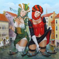 Andrius  KOVELINAS - obrazy - Wenecja