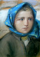 Stanisław  GÓRSKI - obrazy - Góralka