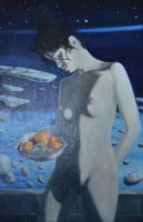 Andrzej  PODULKA - obrazy - Kosmos