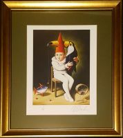 Rafał OLBIŃSKI - inkografia nr 58 A4 w ramie 43x35 - inkografia z podpisem artysty, oprawiona, 30x21 Rafał OLBIŃSKI - inkografia nr 58 A4 w ramie 43x35