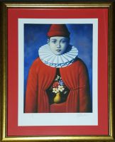Rafał OLBIŃSKI - inkografia nr 74 I/XX B3 w ramie 65x50 - inkografia z podpisem artysty, oprawiona, 50x35 Rafał OLBIŃSKI - inkografia nr 74 I/XX B3 w ramie 65x50
