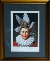 Rafał OLBIŃSKI - inkografia nr 78 A4 w ramie 44x35 - inkografia z podpisem artysty, oprawiona, 30x21 Rafał OLBIŃSKI - inkografia nr 78 A4 w ramie 44x35