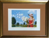 Rafał OLBIŃSKI - inkografia nr 82 A4 w ramie 44x35 - inkografia z podpisem artysty, oprawiona, 21x30 Rafał OLBIŃSKI - inkografia nr 82 A4 w ramie 44x35