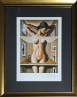 Rafał OLBIŃSKI - inkografia nr 92 A4 w ramie 44x35 - inkografia z podpisem artysty, oprawiona, 30x21 Rafał OLBIŃSKI - inkografia nr 92 A4 w ramie 44x35
