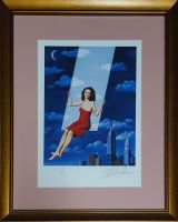 Rafał OLBIŃSKI - inkografia nr 93 A4 w ramie 44x35 - inkografia z podpisem artysty, oprawiona, 30x21 Rafał OLBIŃSKI - inkografia nr 93 A4 w ramie 44x35