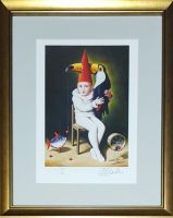 Rafał OLBIŃSKI - inkografia nr 98 III/XX A4 w ramie 44x35 - inkografia z podpisem artysty, oprawiona, 30x21 Rafał OLBIŃSKI - inkografia nr 98 III/XX A4 w ramie 44x35