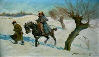 Roman  BREITENWALD - obrazy - Bez tytułu
