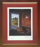 Rafał OLBIŃSKI - inkografia nr 116 I/XX A4 w ramie 43x34 - inkografia z podpisem artysty, oprawiona, 30x21 Rafał OLBIŃSKI - inkografia nr 116 I/XX A4 w ramie 43x34