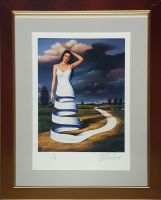 Rafał OLBIŃSKI - inkografia nr 117 I/XX A4 w ramie 43x34 - inkografia z podpisem artysty, oprawiona, 30x21 Rafał OLBIŃSKI - inkografia nr 117 I/XX A4 w ramie 43x34
