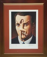 Rafał OLBIŃSKI - inkografia nr 119 I/XX A4 w ramie 43x34 - inkografia z podpisem artysty, oprawiona, 30x21 Rafał OLBIŃSKI - inkografia nr 119 I/XX A4 w ramie 43x34