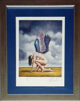 Rafał OLBIŃSKI - inkografia nr 123 VII/XX A4 w ramie 43x34 - inkografia z podpisem artysty, oprawiona, 30x21 Rafał OLBIŃSKI - inkografia nr 123 VII/XX A4 w ramie 43x34