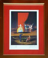 Rafał OLBIŃSKI - inkografia nr 131 A4 5111 IV/XX w ramie 42x34 - inkografia z podpisem artysty, oprawiona, 30x21 Rafał OLBIŃSKI - inkografia nr 131 A4 5111 IV/XX w ramie 42x34