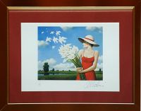 Rafał OLBIŃSKI - inkografia nr 133 A4 6163a I/XX w ramie 42x34 - inkografia z podpisem artysty, oprawiona, 21x30 Rafał OLBIŃSKI - inkografia nr 133 A4 6163a I/XX w ramie 42x34