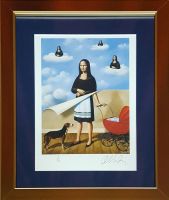 Rafał OLBIŃSKI - inkografia nr 135 A4 4089e I/XX w ramie 42x34 - inkografia z podpisem artysty, oprawiona, 30x21 Rafał OLBIŃSKI - inkografia nr 135 A4 4089e I/XX w ramie 42x34