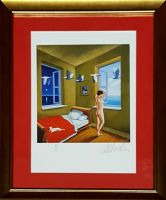 Rafał OLBIŃSKI - inkografia nr 147 A4 6157c III/XX w ramie 42x33 - inkografia z podpisem artysty, oprawiona, 30x21 Rafał OLBIŃSKI - inkografia nr 147 A4 6157c III/XX w ramie 42x33