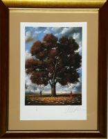 Rafał OLBIŃSKI - inkografia nr 150 A4 4055 I/XX w ramie 42x33 - inkografia z podpisem artysty, oprawiona, 30x21 Rafał OLBIŃSKI - inkografia nr 150 A4 4055 I/XX w ramie 42x33
