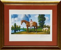 Rafał OLBIŃSKI - inkografia nr 151 A4 4059a I/XX w ramie 42x33 - inkografia z podpisem artysty, oprawiona, 21x30 Rafał OLBIŃSKI - inkografia nr 151 A4 4059a I/XX w ramie 42x33