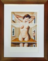 Rafał OLBIŃSKI - inkografia nr 169 A4 I/XX w ramie 42x33 - inkografia z podpisem artysty, oprawiona, 30x21 Rafał OLBIŃSKI - inkografia nr 169 A4 I/XX w ramie 42x33