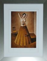 Rafał OLBIŃSKI - inkografia nr 196 A3 I/XX w ramie 58x45 - inkografia z podpisem artysty, oprawiona, 42x30 Rafał OLBIŃSKI - inkografia nr 196 A3 I/XX w ramie 58x45