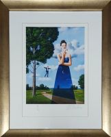 Rafał OLBIŃSKI - inkografia nr 209 III/XX A4 30x21 w ramie 42x34 - z oryginalnym podpisem Artysty, sucha pieczęć, 30x21 Rafał OLBIŃSKI - inkografia nr 209 III/XX A4 30x21 w ramie 42x34