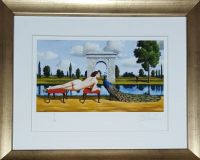 Rafał OLBIŃSKI - inkografia nr 211 I/XX A4 21x30 w ramie 34x42 - inkografia z oryginalnym podpisem Artysty, sucha pieczęć, 21x30 Rafał OLBIŃSKI - inkografia nr 211 I/XX A4 21x30 w ramie 34x42