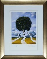 Rafał OLBIŃSKI - inkografia nr 217 I/XX A4 30x21 w ramie 42x34 - inkografia z oryginalnym podpisem Artysty, sucha pieczęć, 30x21 Rafał OLBIŃSKI - inkografia nr 217 I/XX A4 30x21 w ramie 42x34