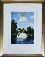 Rafał OLBIŃSKI - inkografia nr 237 II/XX A4 30x21 w ramie 43x34 - z oryginalnym podpisem Artysty, sucha pieczęć, 30x21 Rafał OLBIŃSKI - inkografia nr 237 II/XX A4 30x21 w ramie 43x34