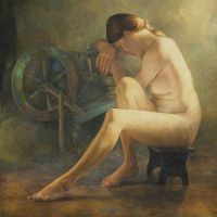 Katarzyna  JAŚNIKOWSKA - Dziewczyna z kołowrotkiem V