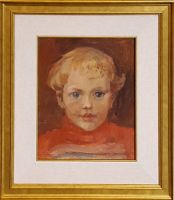 Stanisław  MAZUŚ - obrazy - Portret chłopca