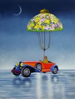 Mariusz  ZDYBAŁ - obrazy - Tiffany`s umbrella
