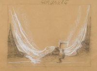 Franciszek  STAROWIEYSKI - obrazy - Grabarze, projekt scenografii teatralnej