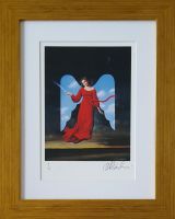 Rafał OLBIŃSKI - inkografia nr 286 II/XX A4 30x21 w ramie 46x37 - z oryginalnym podpisem Artysty, sucha pieczęć, 30x21 Rafał OLBIŃSKI - inkografia nr 286 II/XX A4 30x21 w ramie 46x37