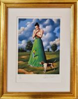 Rafał OLBIŃSKI - inkografia nr 288 VII/XX A4 30x21 w ramie 39x30 - z oryginalnym podpisem Artysty, sucha pieczęć, 30x21 Rafał OLBIŃSKI - inkografia nr 288 VII/XX A4 30x21 w ramie 39x30