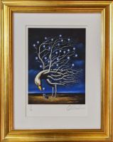 Rafał OLBIŃSKI - inkografia nr 289 I/XX A4 30x21 w ramie 39x30 - z oryginalnym podpisem Artysty, sucha pieczęć, 30x21 Rafał OLBIŃSKI - inkografia nr 289 I/XX A4 30x21 w ramie 39x30