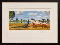 Rafał OLBIŃSKI - inkografia nr 295 V/XX A4 21x30 w ramie 30x39 - z oryginalnym podpisem Artysty, sucha pieczęć, 21x30 Rafał OLBIŃSKI - inkografia nr 295 V/XX A4 21x30 w ramie 30x39