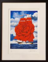 Rafał OLBIŃSKI - inkografia nr 298 V/XX A4 30x21 w ramie 39x30 - z oryginalnym podpisem Artysty, sucha pieczęć, 30x21 Rafał OLBIŃSKI - inkografia nr 298 V/XX A4 30x21 w ramie 39x30