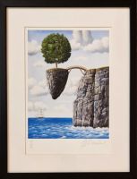Rafał OLBIŃSKI - inkografia nr 300 IV/XX A4 30x21 w ramie 39x30 - z oryginalnym podpisem Artysty, sucha pieczęć, 30x21 Rafał OLBIŃSKI - inkografia nr 300 IV/XX A4 30x21 w ramie 39x30