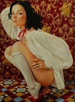 Marek  FIJAŁKOWSKI - obrazy - Maria Antonina