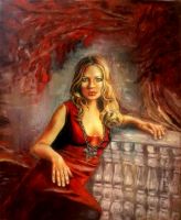 Marlena  SELIN - obrazy - Kiss me hard before you go