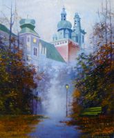 Henryk  RADZISZEWSKI - obrazy - Pejzaż